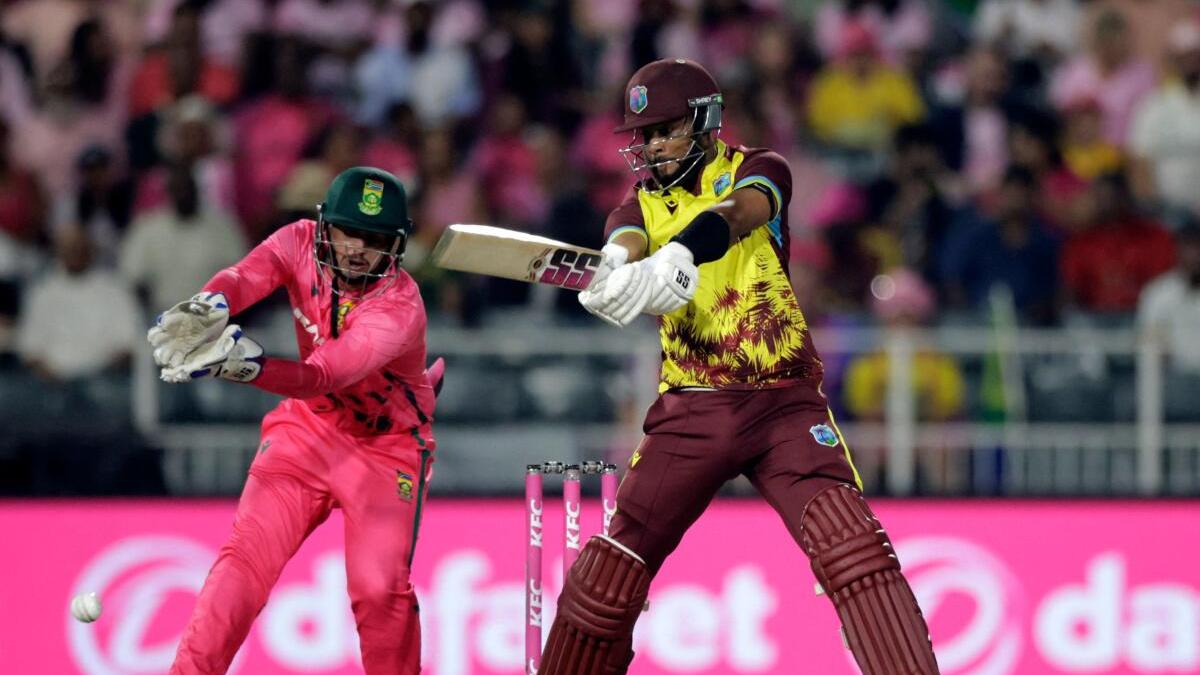 SA vs WI Live Score, 3rd T20I: Match stopped due to bad weather; West Indies 66/1 in 6 overs